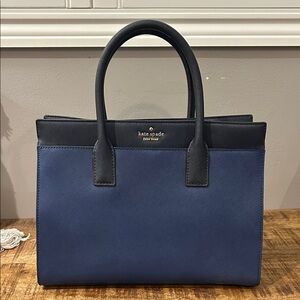 Kate Spade Navy and Black Satchel